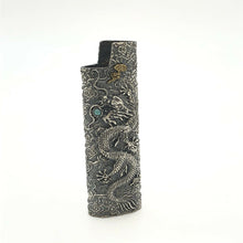 Load image into Gallery viewer, Solid 925 Sterling Silver Lighter Case Hallmarked