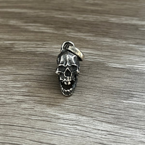 Oxidised Skull Pendant