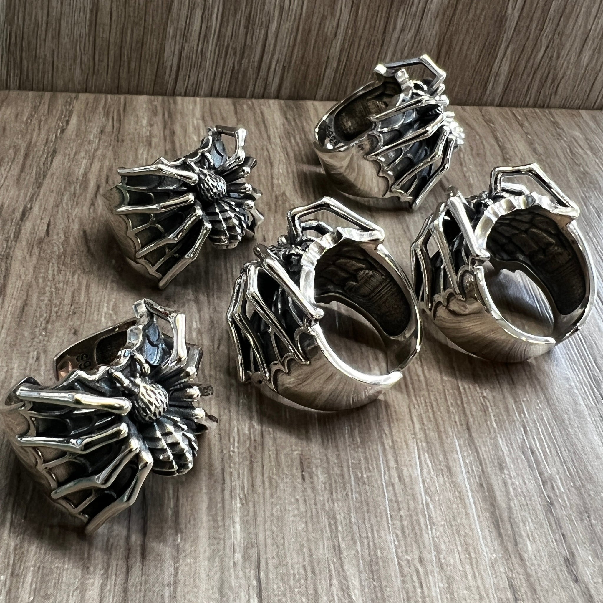 Spider Ring - The Great Frog | Silver jewelry, Silver rings, Yellow diamond  jewelry