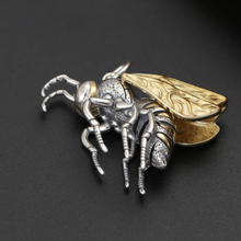 Load image into Gallery viewer, Hallmarked Sterling Silver Lovely Bumble bee Pendant Necklace