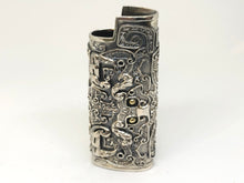 Load image into Gallery viewer, 925 Hallmarked Silver Lighter Case With Carved Detail