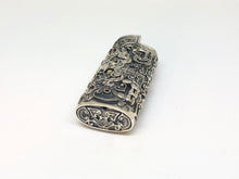 Load image into Gallery viewer, 925 Hallmarked Silver Lighter Case With Carved Detail