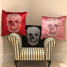 Load image into Gallery viewer, Large Skull Cushion