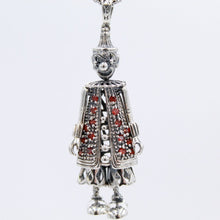 Load image into Gallery viewer, Large Sterling Silver  Hallmarked 3D Articulated Clown Pendant