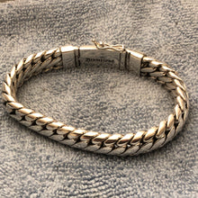 Load image into Gallery viewer, 925 Sterling Silver Hallmarked Woven Reptile Bracelet