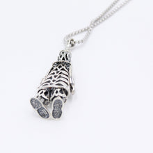 Load image into Gallery viewer, Large Sterling Silver  Hallmarked 3D Articulated Clown Pendant