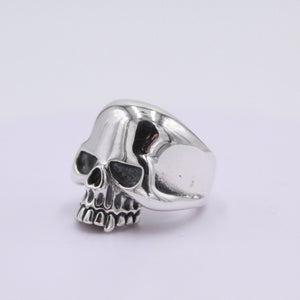 Heavy Sterling Silver Skull Ring