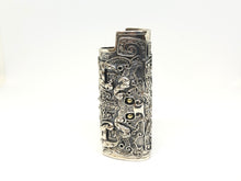 Load image into Gallery viewer, 925 Hallmarked Silver Lighter Case With Carved Detail