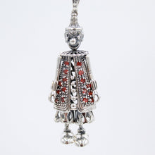 Load image into Gallery viewer, Large Sterling Silver  Hallmarked 3D Articulated Clown Pendant