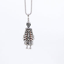 Load image into Gallery viewer, Large Sterling Silver  Hallmarked 3D Articulated Clown Pendant