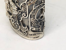 Load image into Gallery viewer, 925 Hallmarked Silver Lighter Case With Carved Detail