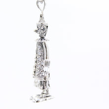 Load image into Gallery viewer, Large Sterling Silver  Hallmarked 3D Articulated Clown Pendant