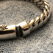 Load image into Gallery viewer, 925 Sterling Silver Hallmarked Woven Reptile Bracelet