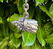 Load image into Gallery viewer, Real Solid 925 Sterling Silver Pendant Destiny Hercules&#39;s Fist Gothic Hallmarked