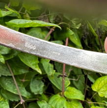 Load image into Gallery viewer, Hallmarked Sterling Silver Adjustable Bangle Hammered Texture