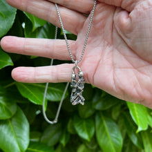 Load image into Gallery viewer, 925 Sterling Silver Hallmarked Skeleton Lovers Pendant