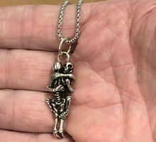 Load image into Gallery viewer, 925 Sterling Silver  Skeleton Lovers Pendant