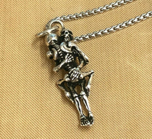 Load image into Gallery viewer, 925 Sterling Silver  Skeleton Lovers Pendant