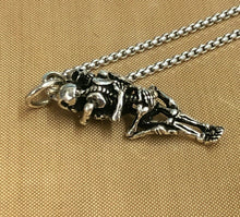 Load image into Gallery viewer, 925 Sterling Silver  Skeleton Lovers Pendant