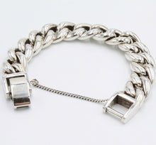 Load image into Gallery viewer, Hallmarked Solid 925 Sterling Silver Round Cuban Curb Link Chunky Heavy Bracelet