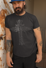 Load image into Gallery viewer, XL Rhinestone Crystal Hotfix Celtic Cross Diamante Iron On Transfer